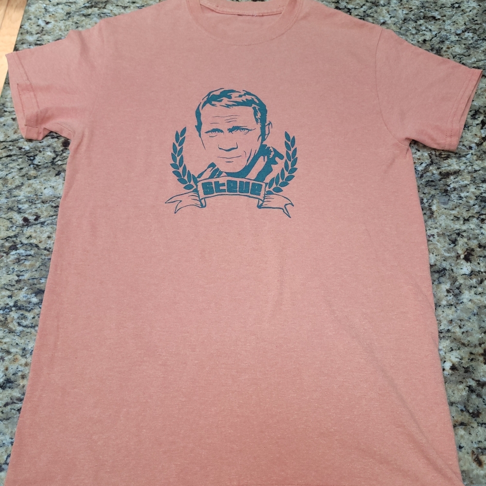 Steve McQueen Orange Shimmerish T-shirt